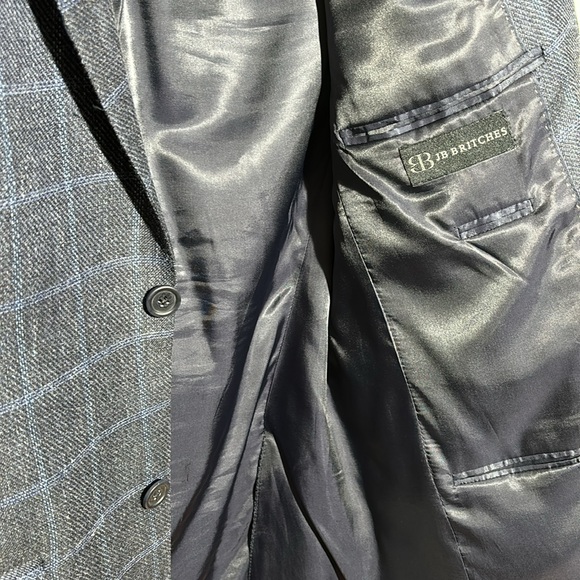 JB Britches Navy Blue Sport Coat 40R - Picture 4 of 7